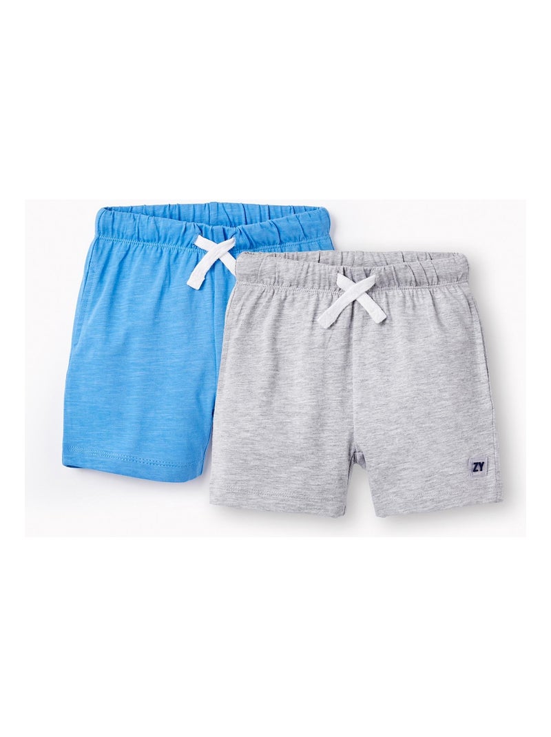Pack de deux shorts de sport pour bébé garçon EXPLORING AUSTRALIA Bleu foncé - Kiabi