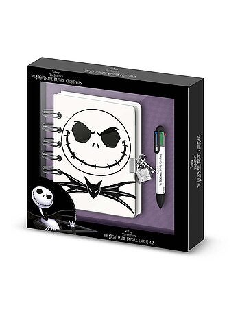 Pack de Journal A5 + Stylo 6 C - Disney L'Étrange Noël de M. Jack Jack - Lilas - Taille Unique