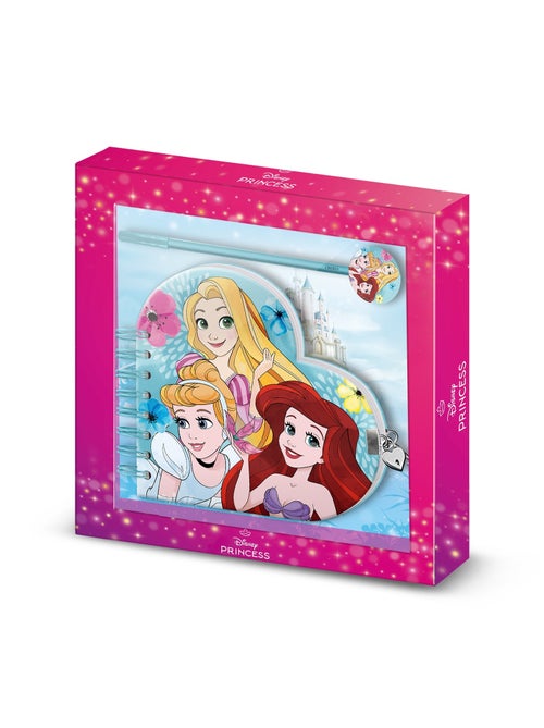 Pack de Journal Cœur + Stylo - Disney Princesses Disney Adorable - Bleu - Taille Unique - Kiabi