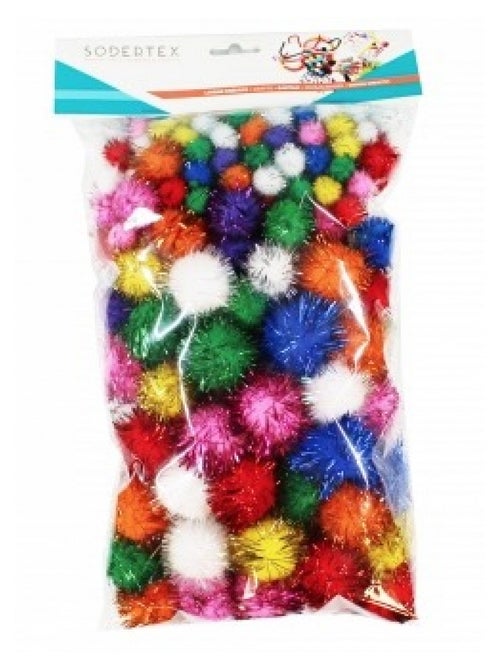 Pack De Pompons Metallises - Kiabi