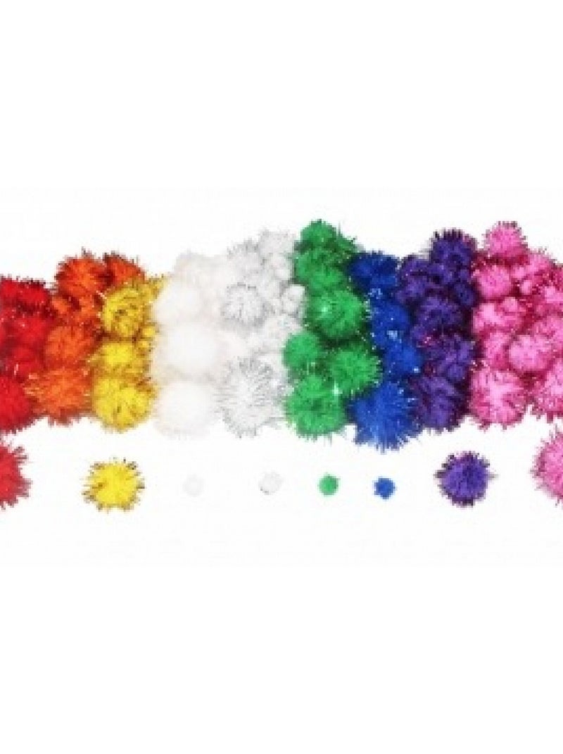 Pack De Pompons Metallises N/A - Kiabi