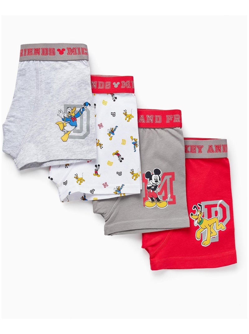 Pack de quatre boxers Disney Mickey 'Zippy' Multicolore - Kiabi