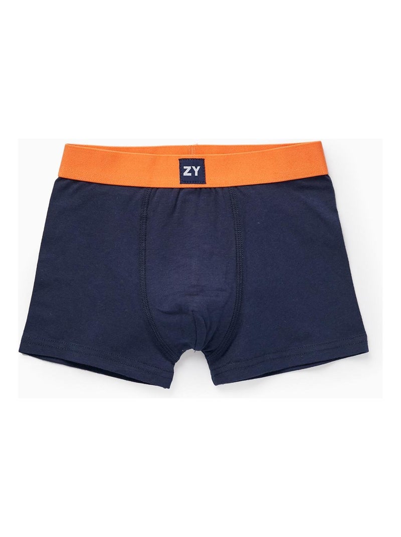 Pack de quatre boxers pour garçon manches courtes ESSENTIALS LINE Multicolore - Kiabi