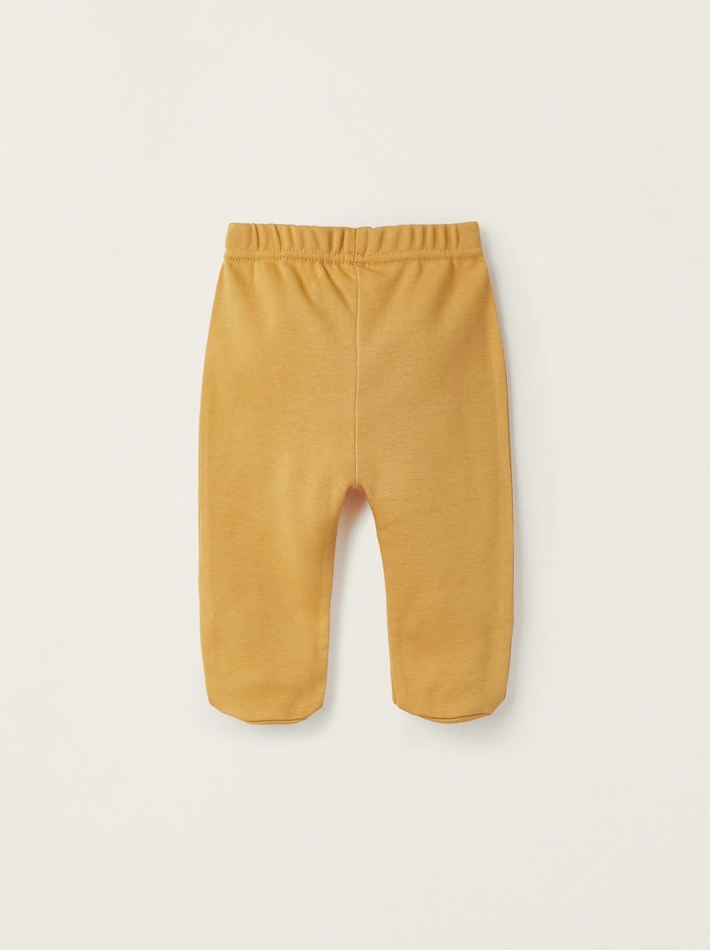 Pack de quatre pantalons avec pieds pour bébé et nouveau-né ESSENTIALS LINE Multicolore - Kiabi