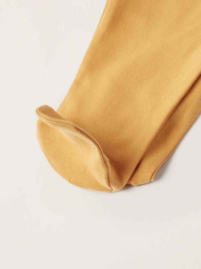 Pack de quatre pantalons avec pieds pour bébé et nouveau-né ESSENTIALS LINE Multicolore - Kiabi