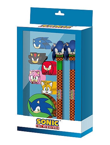 Pack de Stylo Gel + Crayon Éte - Sonic Greenhill Sonic - Brun - Taille Unique