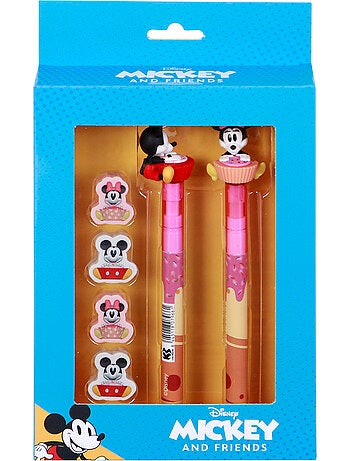 Pack de Stylo Gel Effaçable + - Disney Mickey & Minnie Mix - Multicolore - Taille Unique