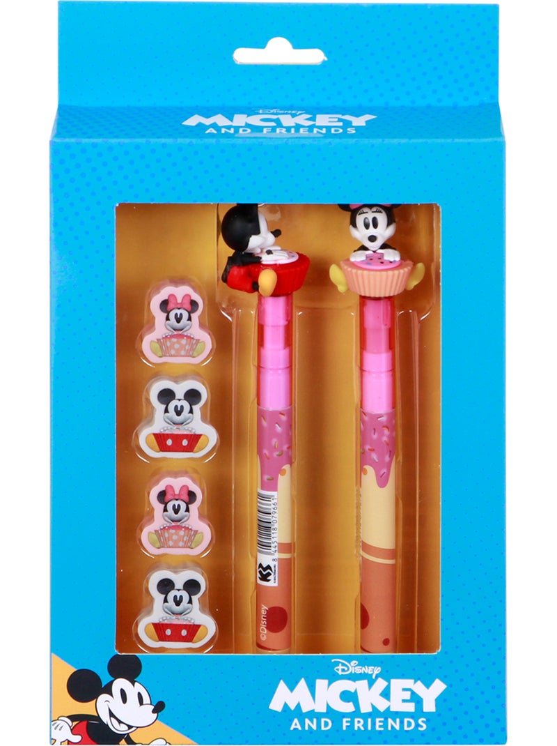 Pack de Stylo Gel Effaçable + - Disney Mickey & Minnie Mix - Multicolore - Taille Unique Multicolore - Kiabi