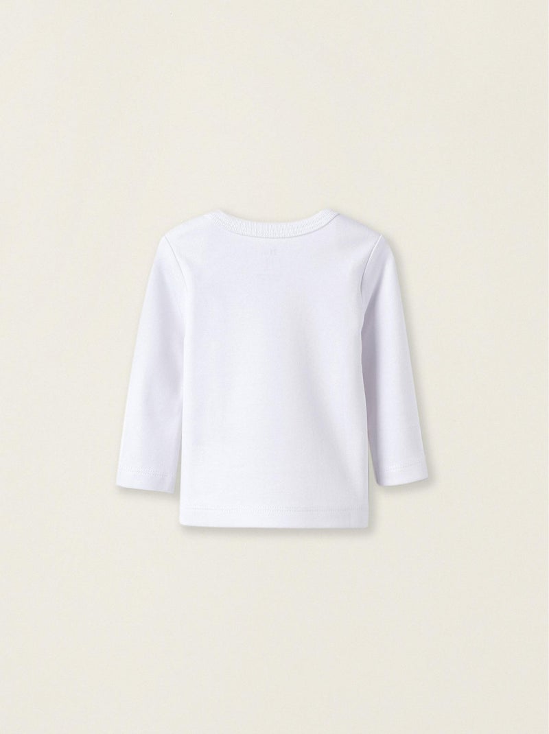 Pack de trois bodies pour bébé manches courtes ESSENTIALS LINE Blanc - Kiabi