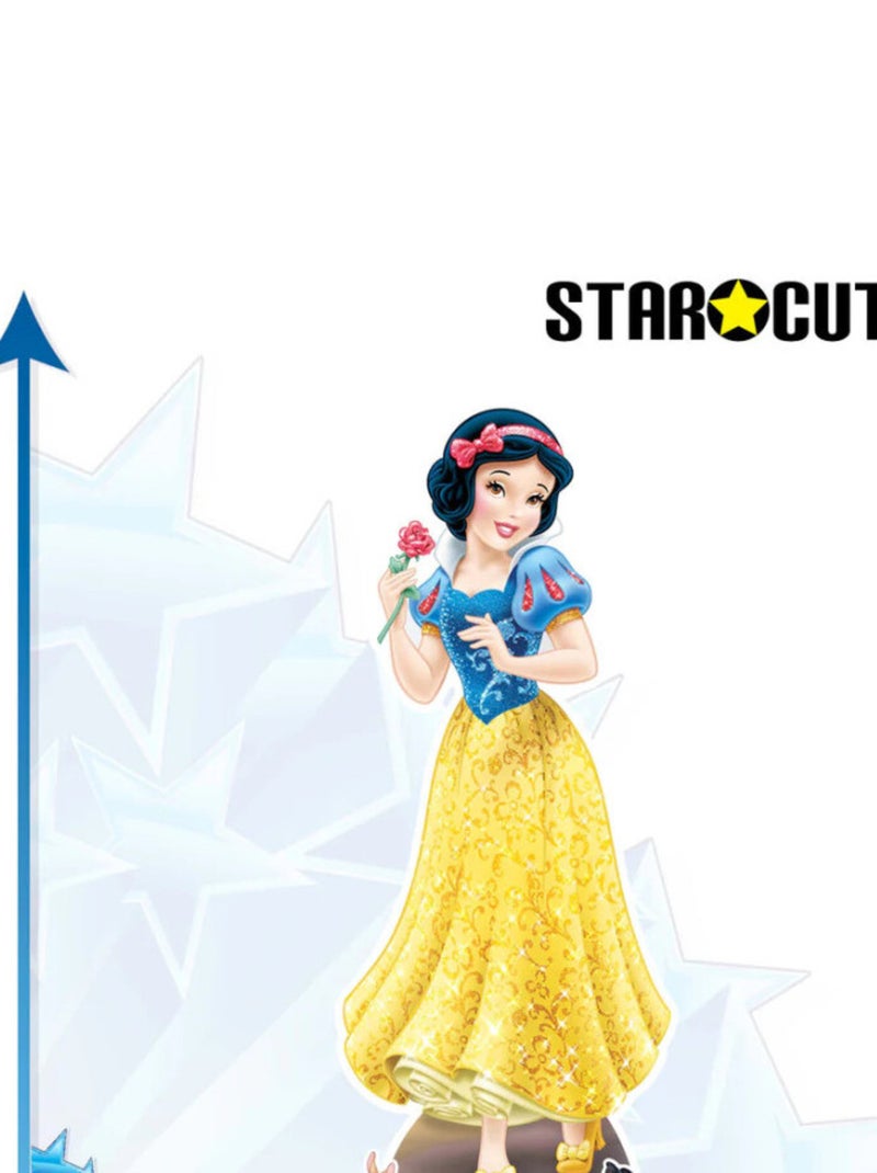 Pack décoration figurine en carton Blanche Neige Disney Princesse Hauteur 134CM Jaune - Kiabi