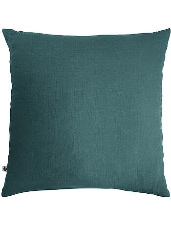 Pack drap housse + 2 taies d’oreiller double gaze de coton gaïa
