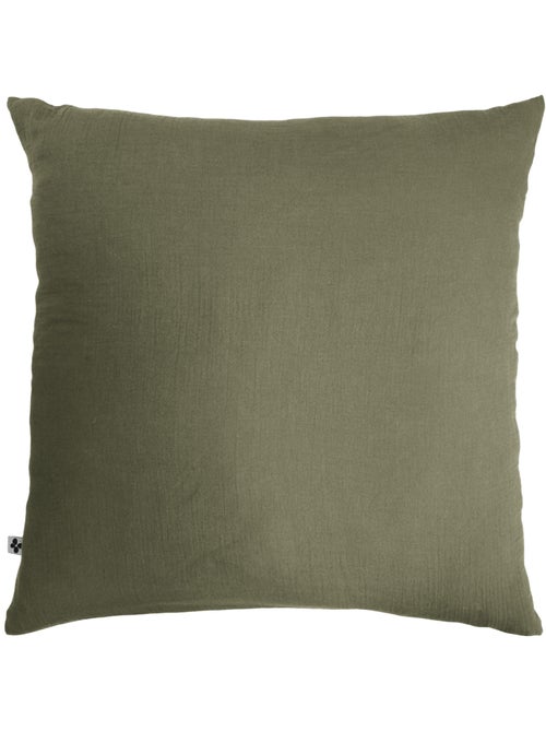 Pack Drap Housse + 2 Taies d’Oreiller Double Gaze de Coton GAÏA - Kiabi