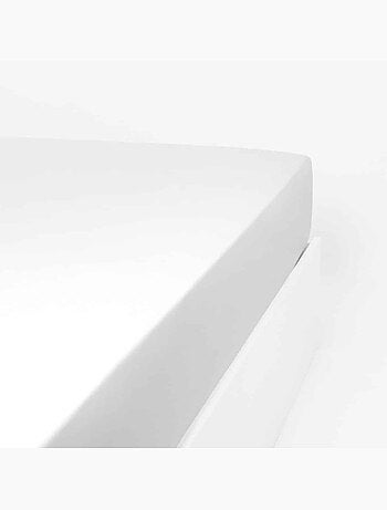 Pack drap housse jersey extensible + protège matelas imperméable et respirant