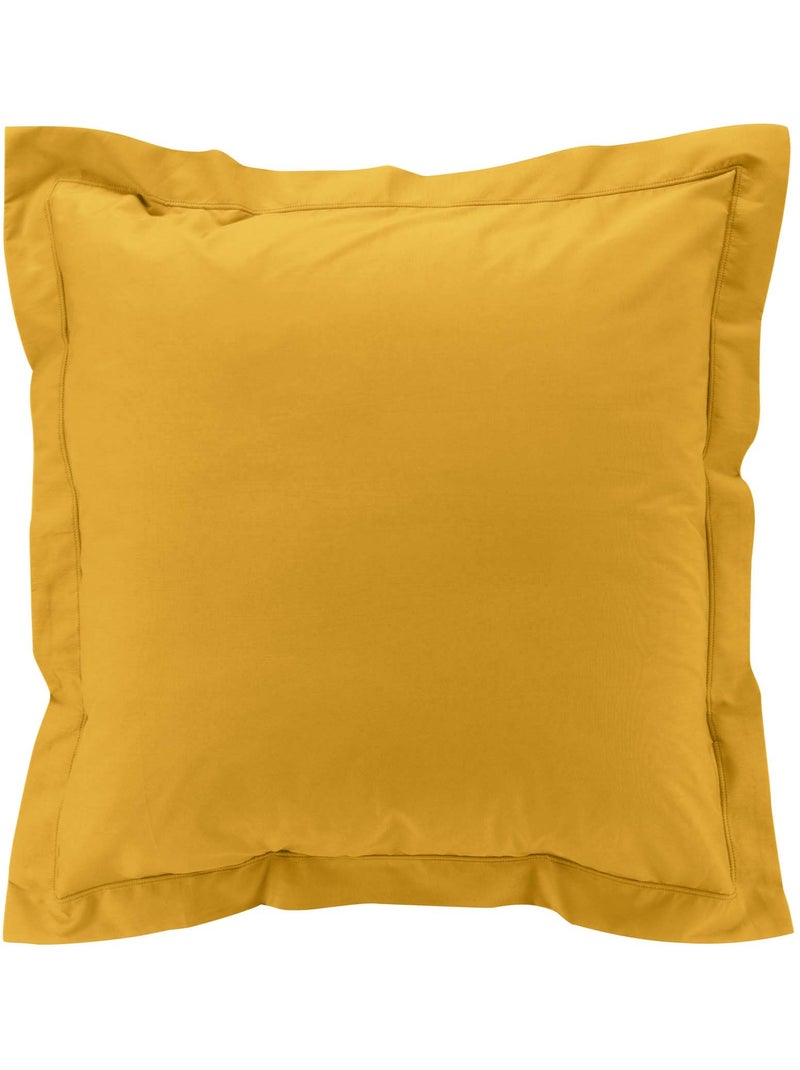 Pack drap housse king size + 2 taies en percale 78 fils Curry - Kiabi