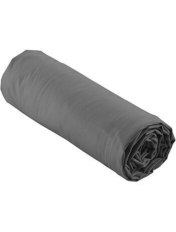 Pack drap housse king size + 2 taies en percale 78 fils