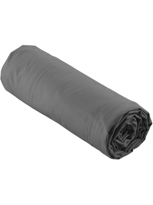 Pack drap housse king size + 2 taies en percale 78 fils - Kiabi
