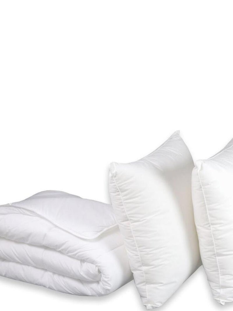 Pack Duvet Couette chaude + Oreiller -50% duvet de canard - DODO Blanc - Kiabi