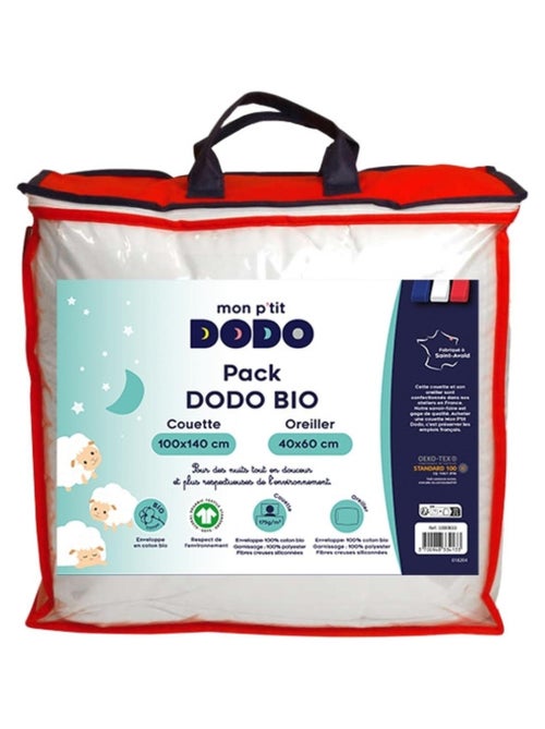 Pack enfant couette et oreiller bio - Kiabi Pack enfant couette et oreiller bio - Kiabi