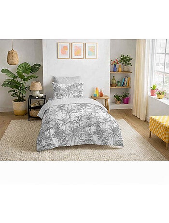Pack évasion — housse de couette avec drap housse et 2 taies
