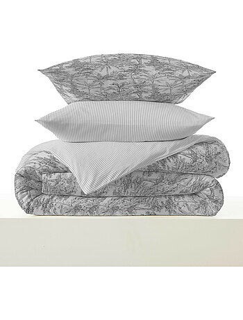 Pack évasion — housse de couette avec drap housse et 2 taies