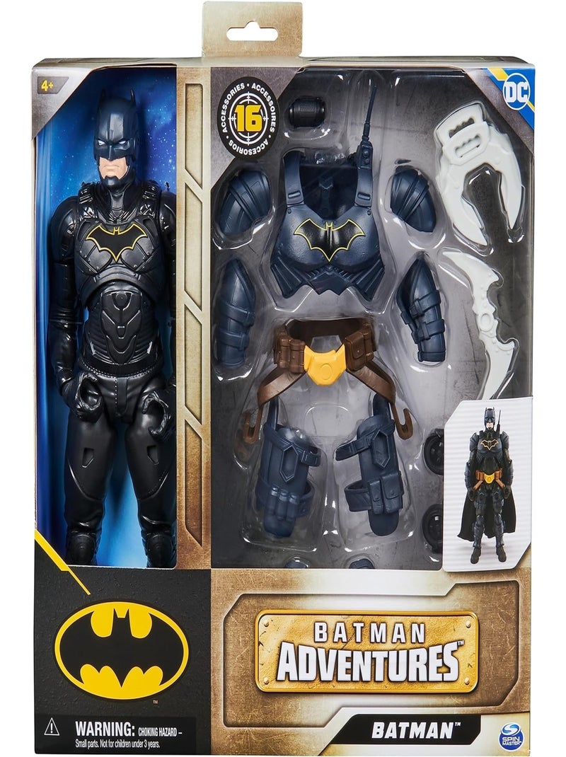Pack Figurine Batman 30 Cm + Accessoires Noir - Kiabi