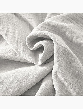 Pack gaze de coton parure de couette + drap housse + 2 taies -