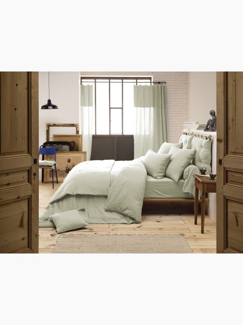 Pack gaze de coton parure de couette + drap housse + 2 taies - - Kiabi Pack gaze de coton parure de couette + drap housse + 2 taies - - Kiabi
