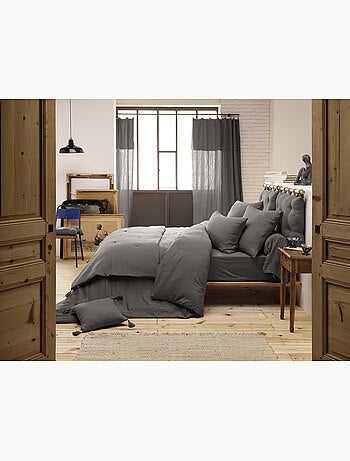 pack gaze de coton – parure de couette + drap housse + 2 taies
