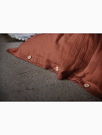 Pack gaze de coton — Parure de couette + drap housse + 2 taies