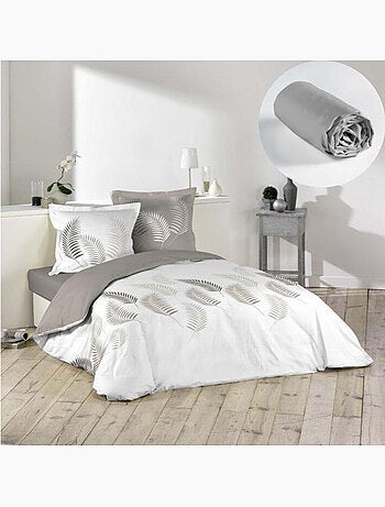 Pack housse de couette + drap housse 140x190