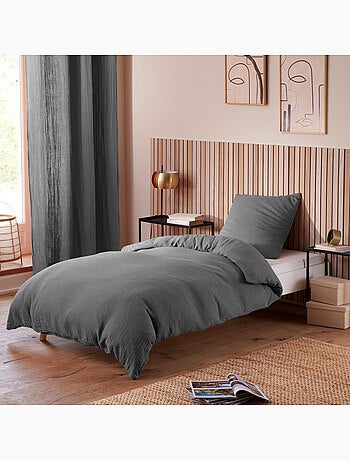 Pack Housse de couette drap housse Naturel