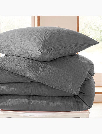Pack Housse de couette drap housse Naturel