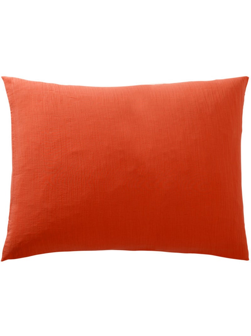 Pack Housse de couette  drap housse  Naturel Orange - Kiabi
