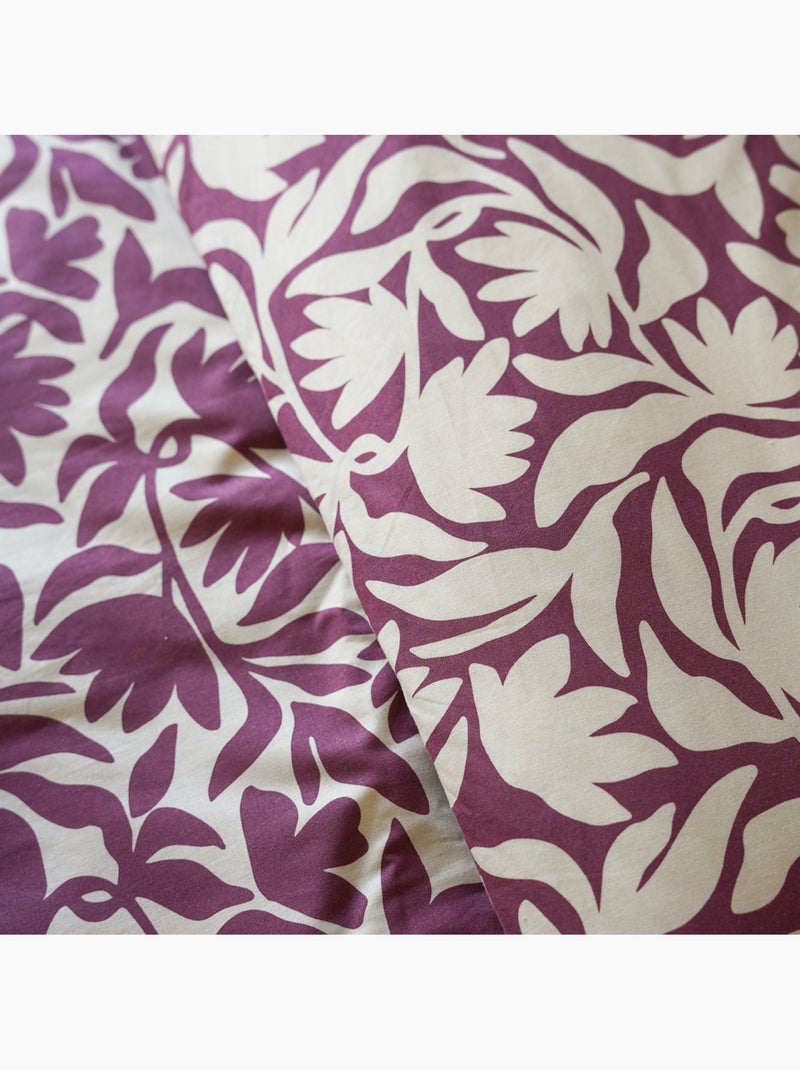 Pack housse de couette + taie(s) d'oreiller coton Osmose - DODO Violet - Kiabi