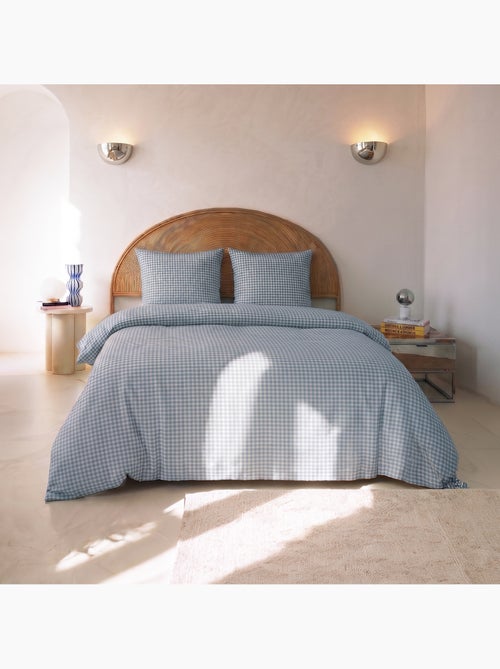Pack housse de couette + taie(s) d'oreiller coton Vichy - DODO - Kiabi