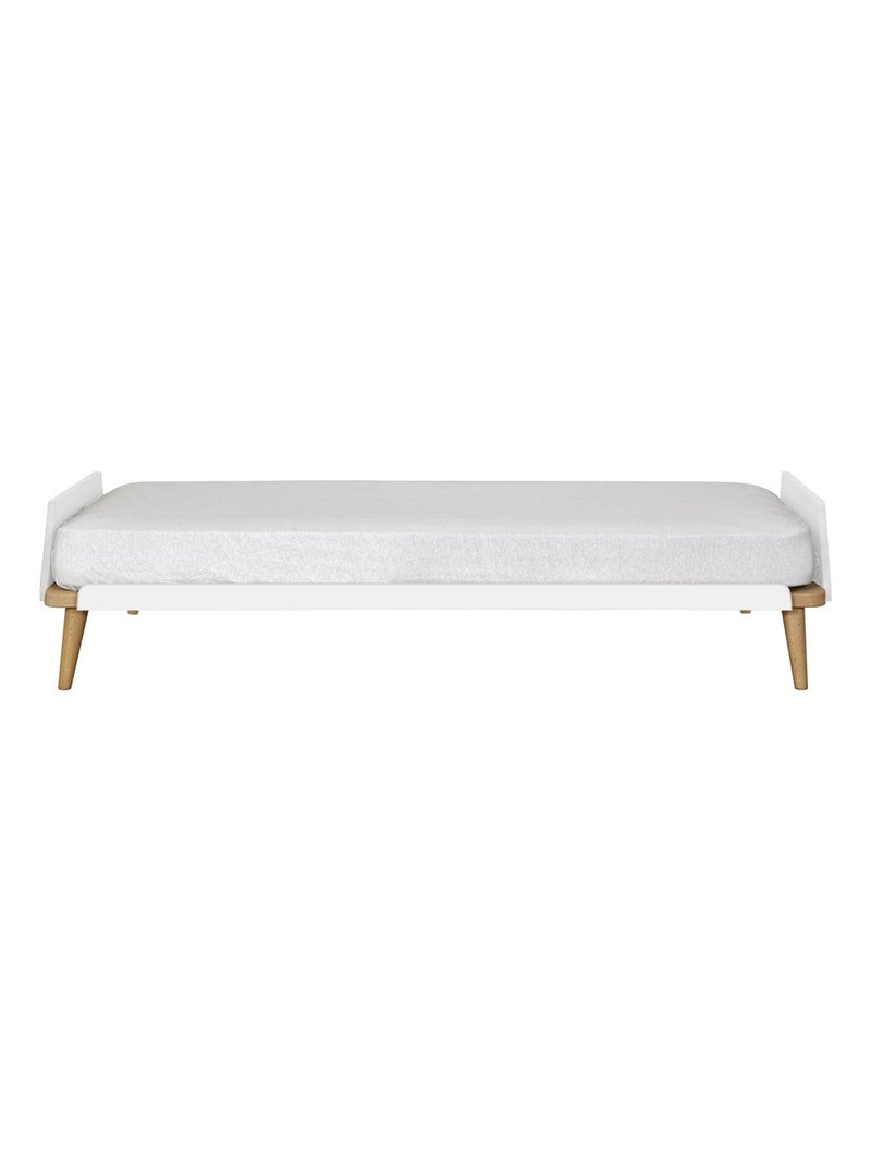 Pack lit avec matelas Karl - AKITEN RETAIL Blanc Marron - Kiabi