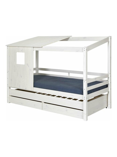 Pack lit cabane gigogne avec 2 matelas Alma - AKITEN RETAIL - Kiabi
