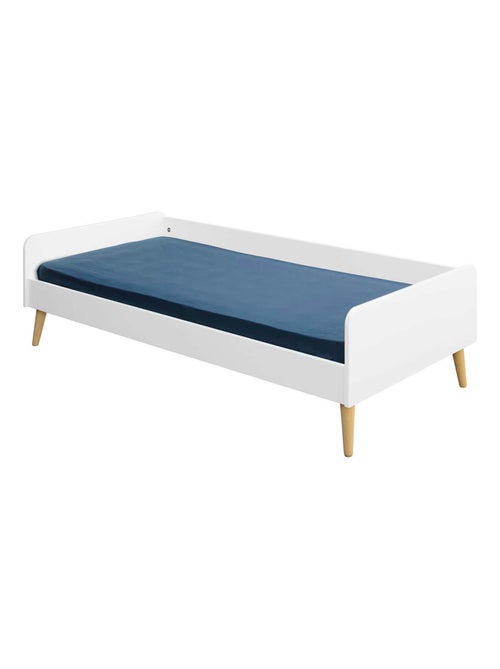 Pack lit enfant avec pieds et matelas Harpe - AKITEN RETAIL - Kiabi