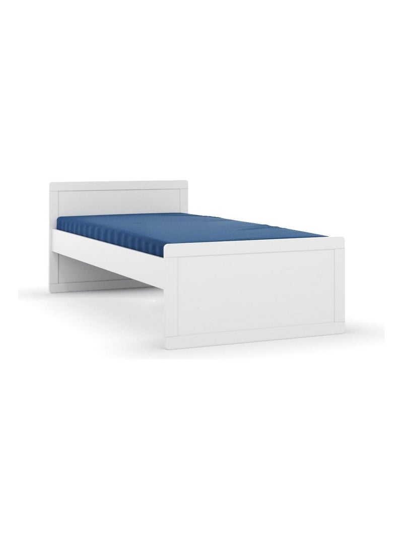 Pack lit évolutif avec matelas Peter - AKITEN RETAIL Blanc Blanc - Kiabi