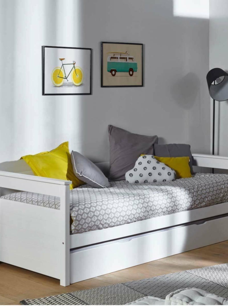 Pack lit gigogne avec 2 matelas Izao - AKITEN RETAIL Marron - Kiabi