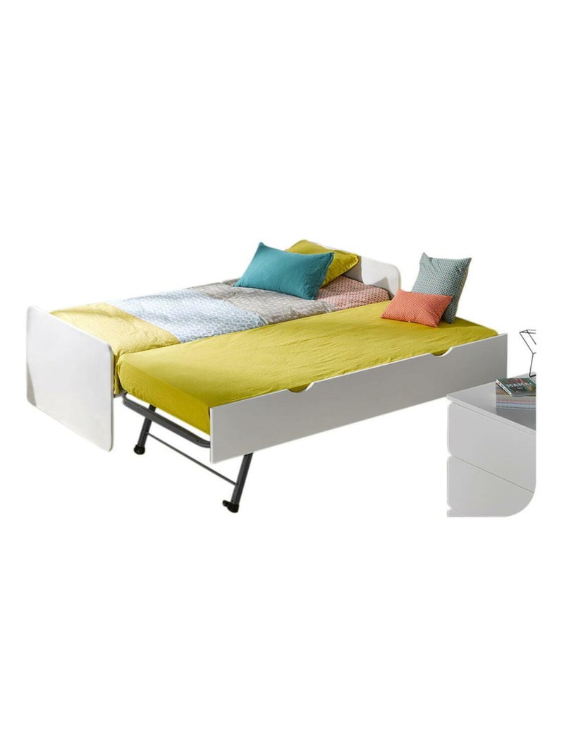 Pack lit gigogne avec 2 matelas Lupin - AKITEN RETAIL Blanc Blanc - Kiabi