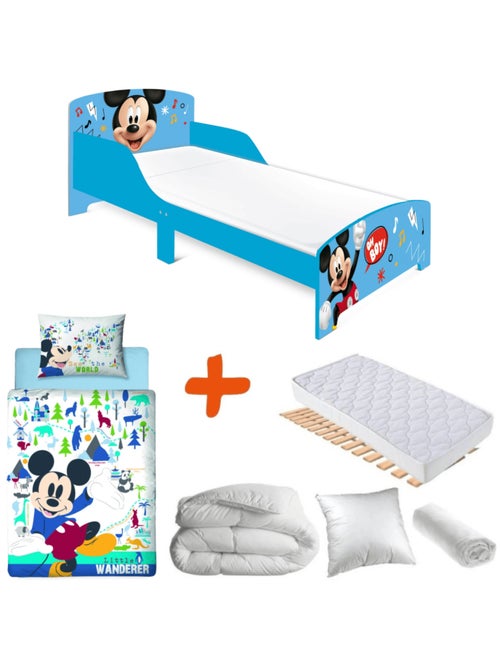 Pack Lit Mickey Disney Oh Boy et notes de musique 140x70 cm - Kiabi