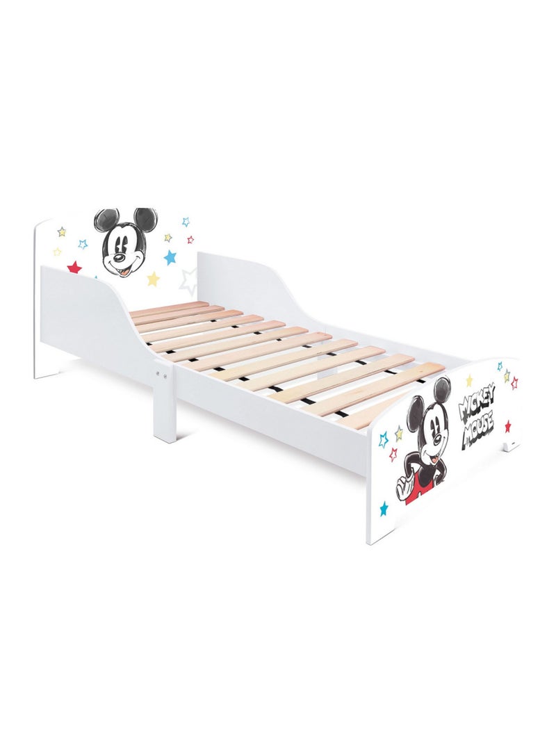 Pack Lit Mickey Vintage Disney Blanc Vintage étoiles colorées 140x70 cm Blanc - Kiabi