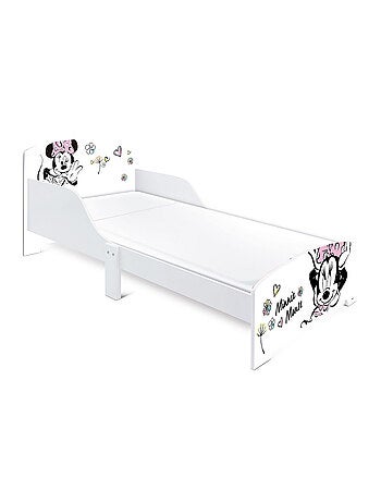 Pack Lit Minnie Vintage Disney Blanc Fleurs pastel 140x70 cm