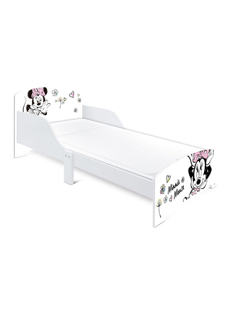 Pack Lit Minnie Vintage Disney Blanc Fleurs pastel  140x70 cm Blanc - Kiabi