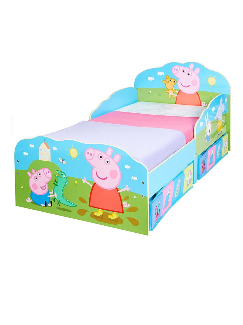 Pack Lit Peppa Pig Famille Playtime - 140x70 cm Bleu - Kiabi