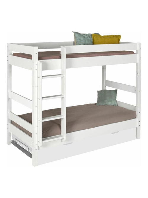 Pack lit superposé séparable gigogne avec matelas Aaron - AKITEN RETAIL - Kiabi
