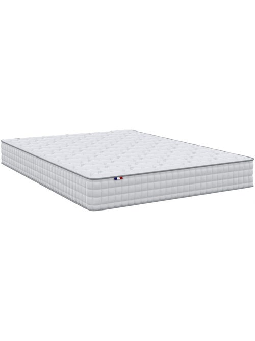 Pack literie ASTRE, matelas à ressorts et sommier en bois massif - 2x80 x 200 cm, Sommier - Noir - Kiabi