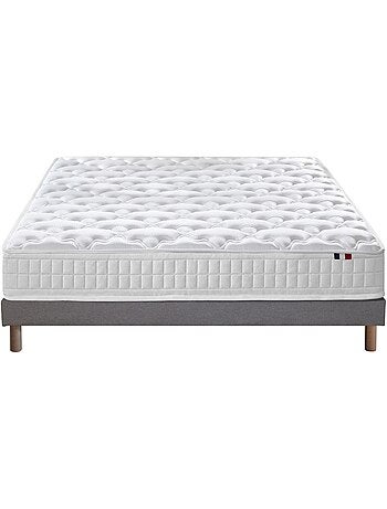 Pack literie complet ASTRE : matelas, sommier, couette et oreillers, made in France