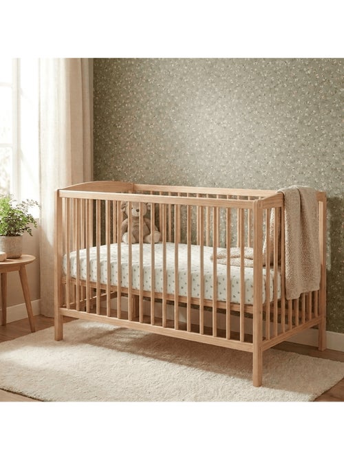 Pack Matelas Bamboo + Drap Magique Imprimé - Matelas Déhoussable et Drap-Housse Imperméable 2-en-1 - Kiabi